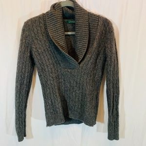 Ralph Lauren Cashmere Collared Sweater